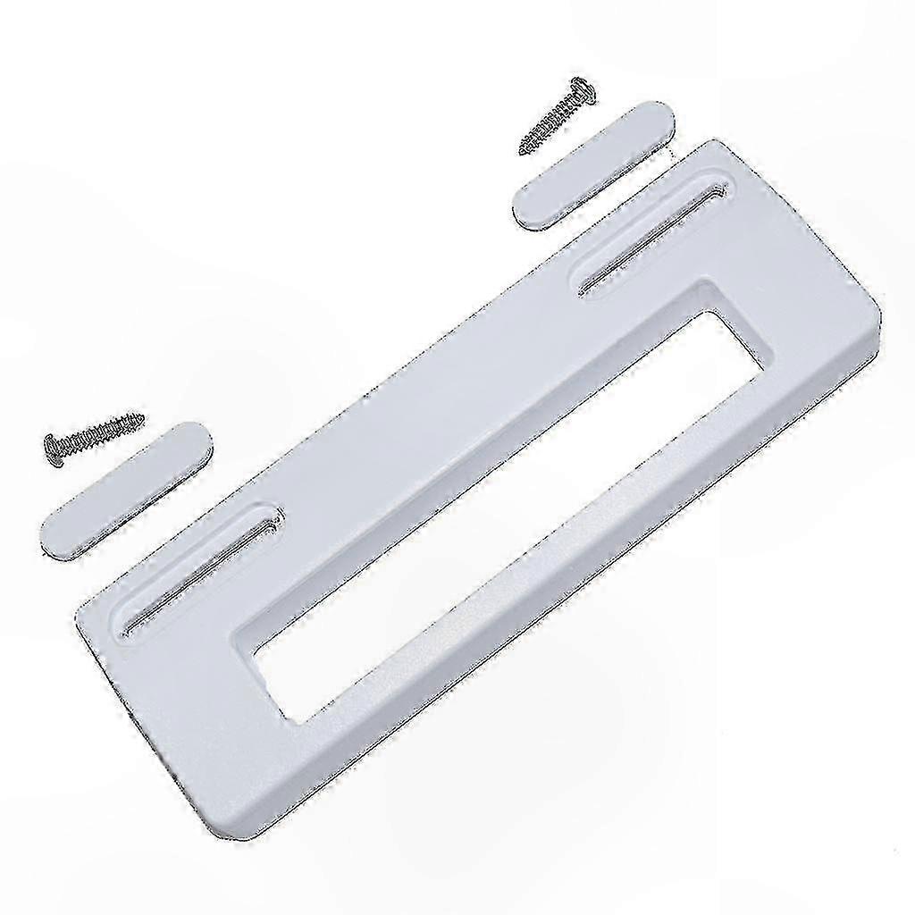 Adjustable White Refrigerator Door Handle, 80mm-150mm Compatibility