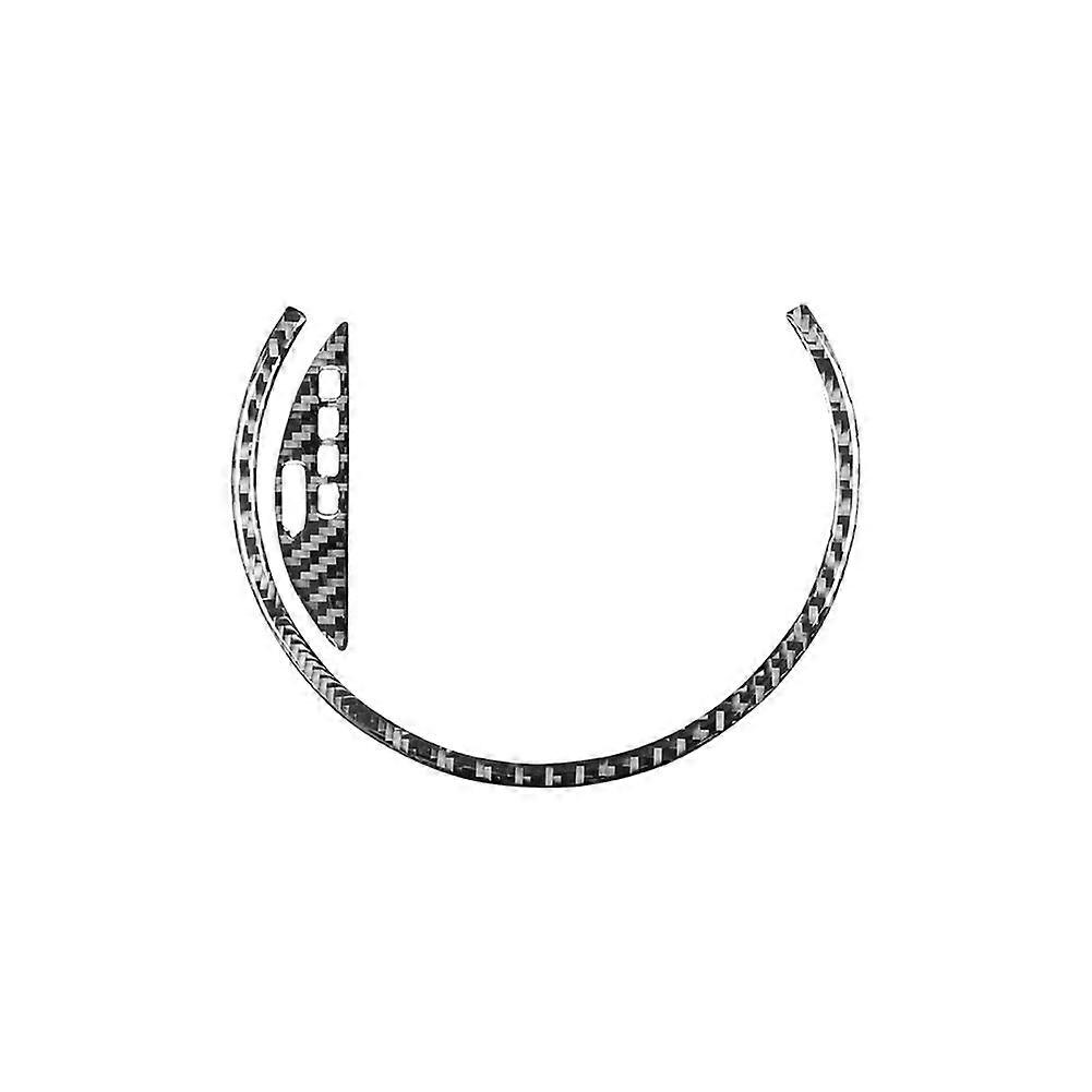 Carbon Fiber Center Console Gear Shift Panel Cover for