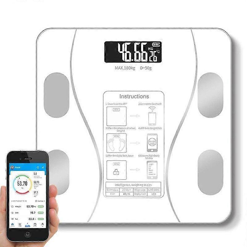 Luxora Smart Bathroom Scale Digital Body Weight Composition Analyzer Wireless Smart Phone APP Bluetooth Scale