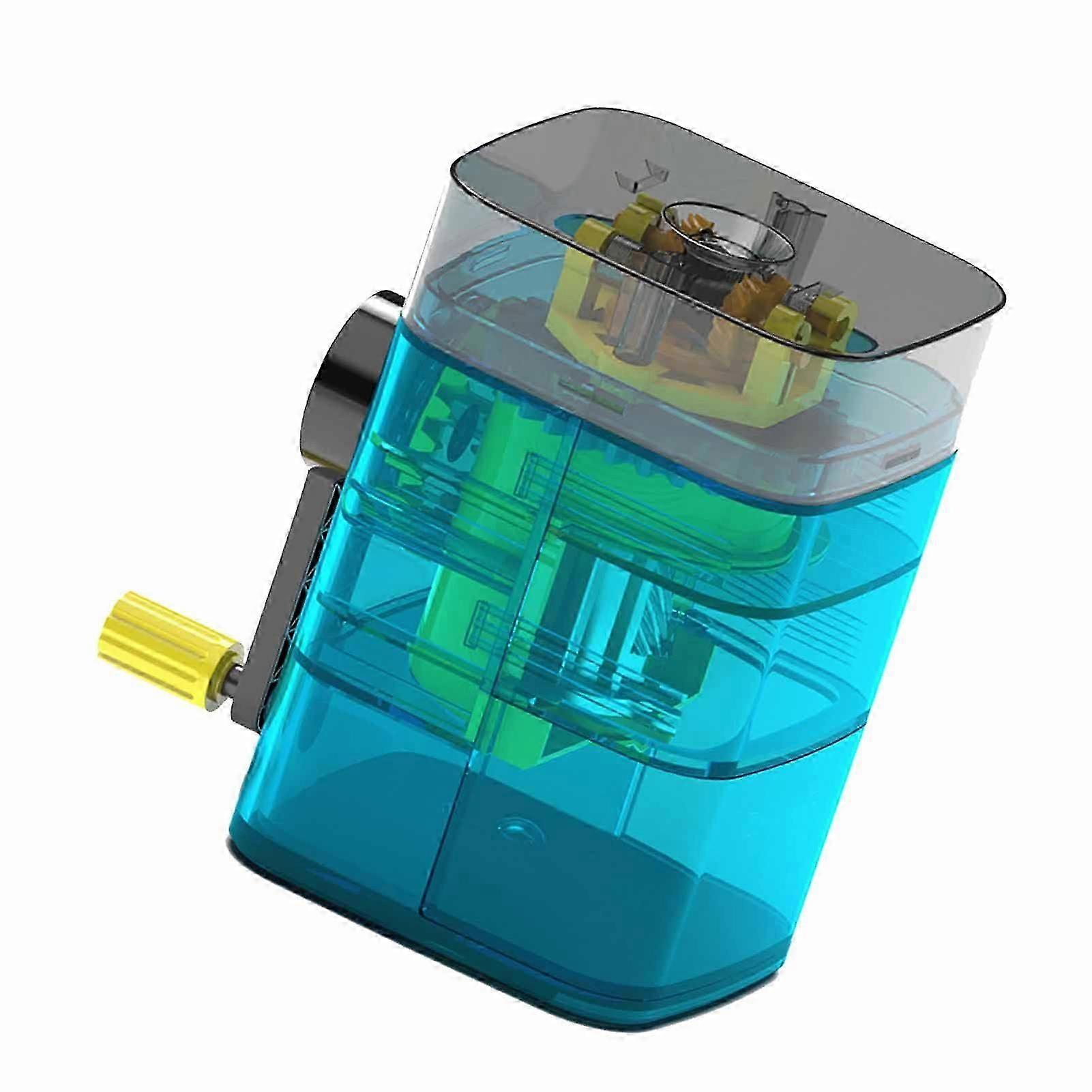 Pencil Sharpener Manual Artist Drawing Sketching Pencil Sharpener Stationery Supplies for Office Classroom Blue