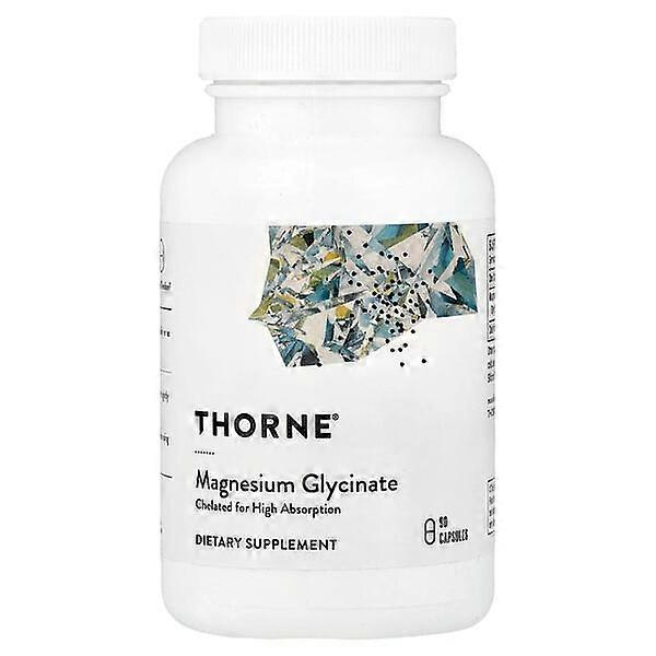 Thorne, Magnesium Glycinate, 90 Capsules (120 mg per Capsule)