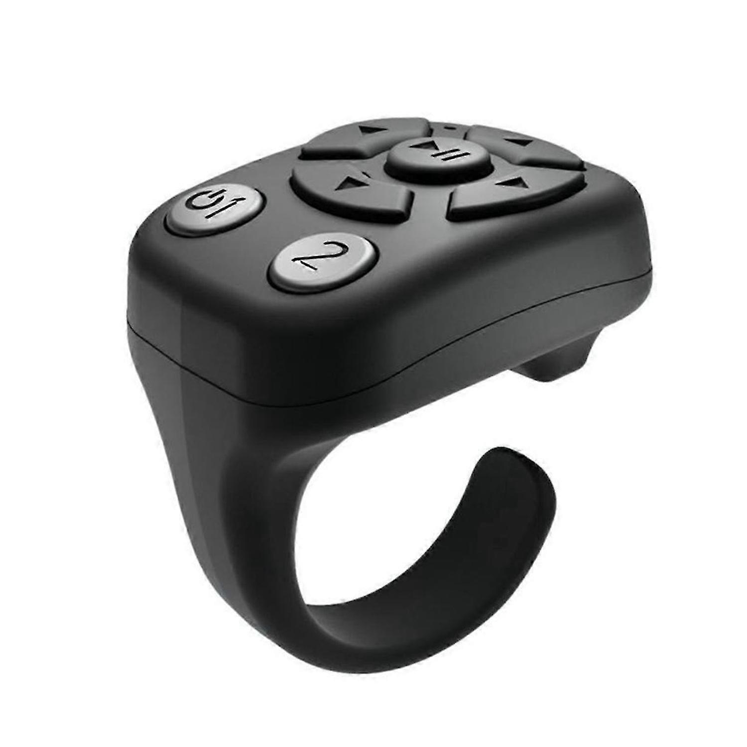 ワイヤレスBTシャッターリリースボタンミニ指先リングリモコン電話セルフィーコントローラーSelf-T