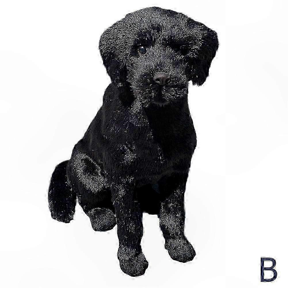 Soft Stuffed Animal Puppy Toy with Realistic Details and Comfortable Pet-Safe Design