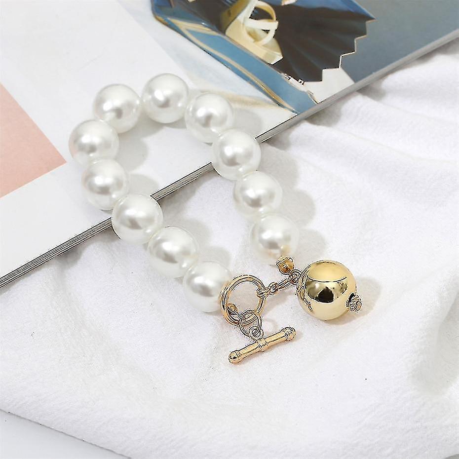 Bracelets Women Armband Steampunk Lock Chunky Chain Bracelets Friend Couple Jewelry Gold A