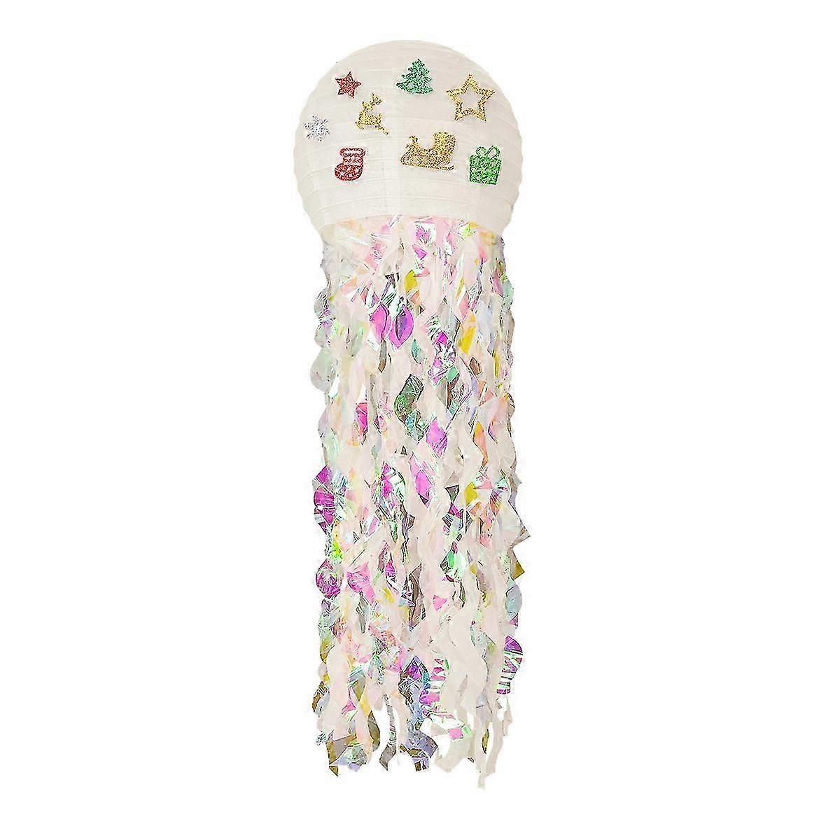 DIY Jellyfish Paper Lantern Decorative Hanging Lantern for Ocean Themed Party Paper Lanterns for Birthday and Holiday Decorations