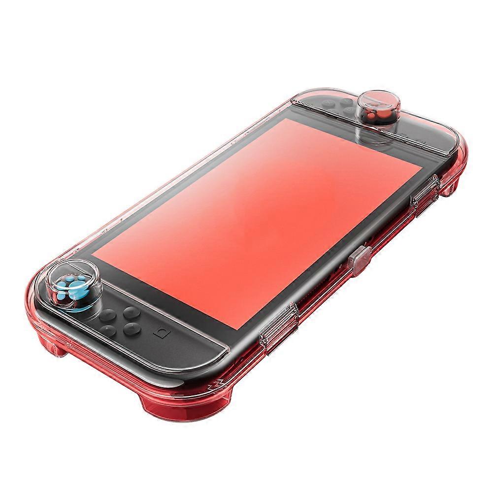 Protective Case for Switch 2 Game Console Crystal Shell Highly Transparent PC Material Game Card Slot Storage Design