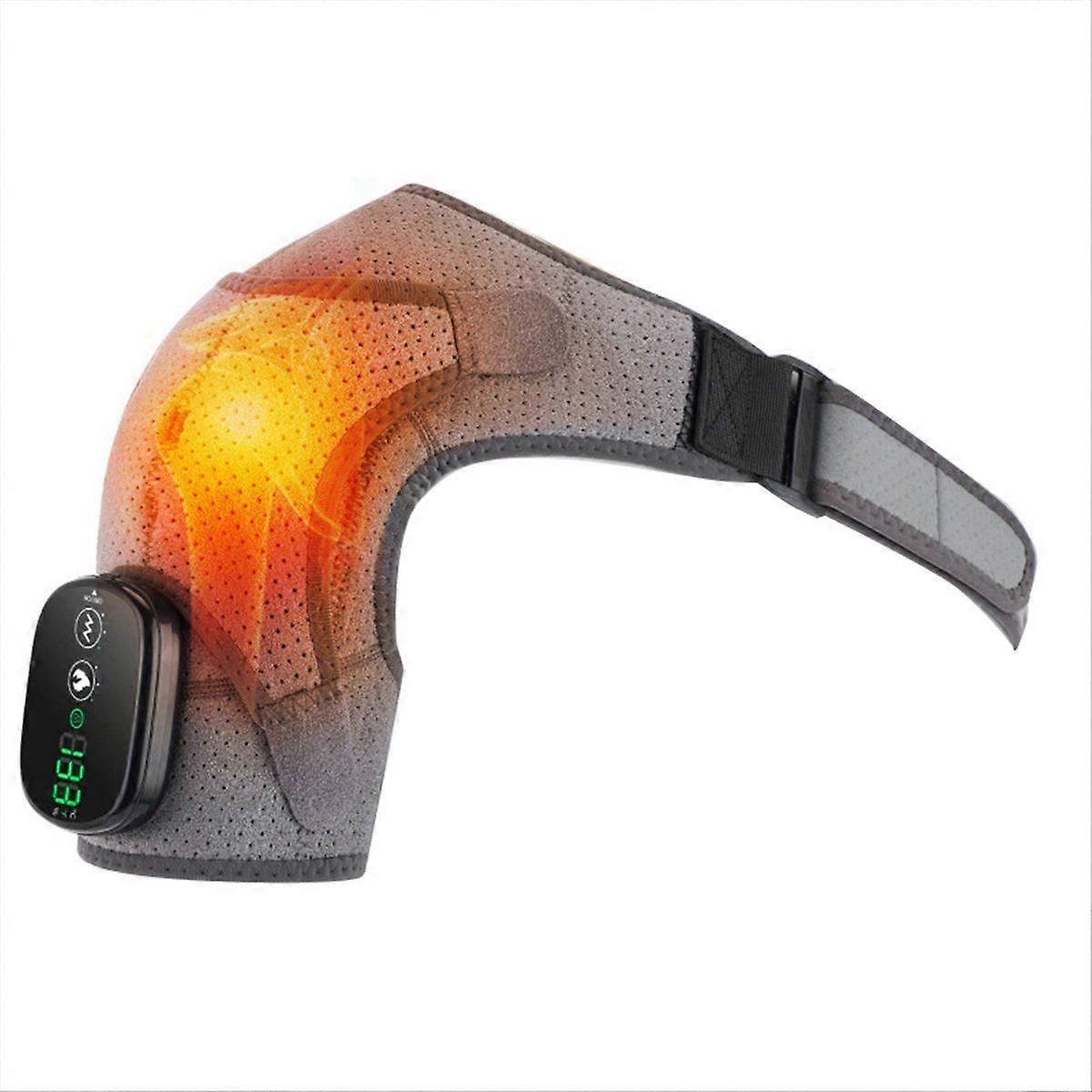 Heated Shoulder Wrap Shoulder Heating Pads Massager with 3 Heating Setting Left Right Shoulder Mass