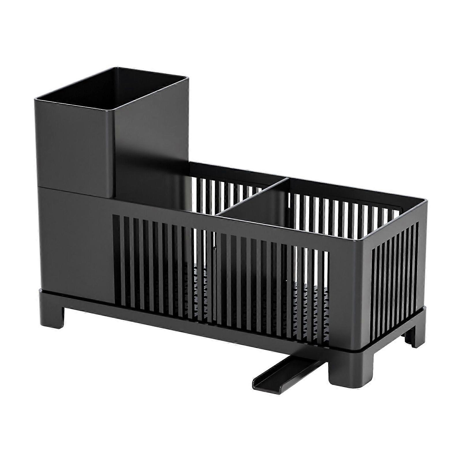 Sink Caddy Kitchen Storage Rack Large Capacity Multipurpose Drain Rack Sponge Holder Countertop Organizer