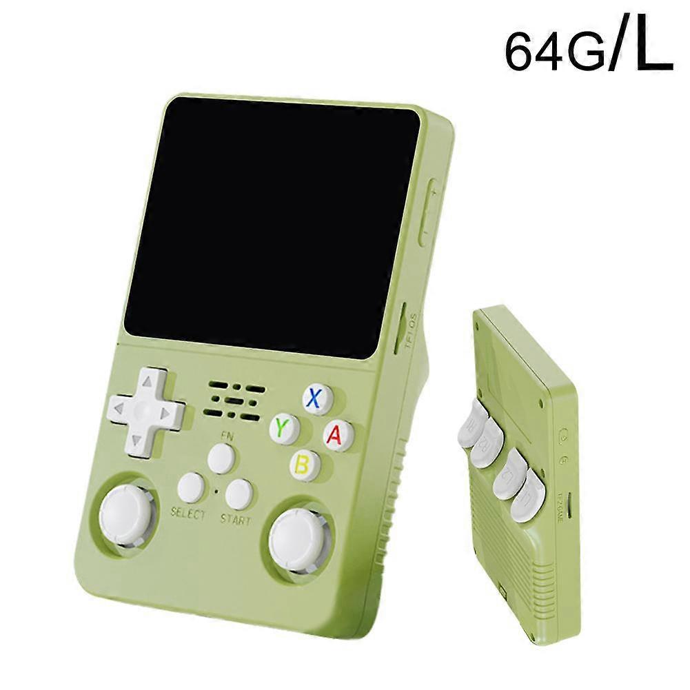 R36S Handheld Game Console 3.5 Inch IPS Retro Gaming 64GB Dual System 3000mAh Battery OTG TV Output Supports 10000+ Games