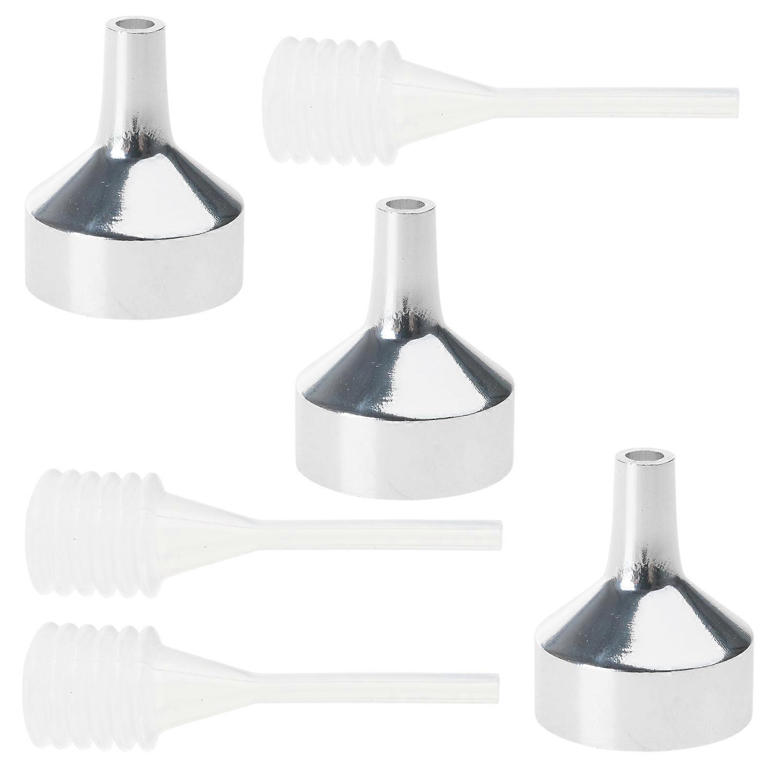 3 Pcs Perfume Funnel Small Funnel Liquid Transfer Funnel Metal Funnel for Essential Oils Multicolor