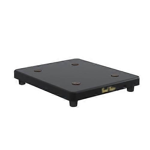 Sound Dampening Speaker Stands With Rubber Base Pad For Studio Monitor & Subwoofer, 30*30 cm, Black