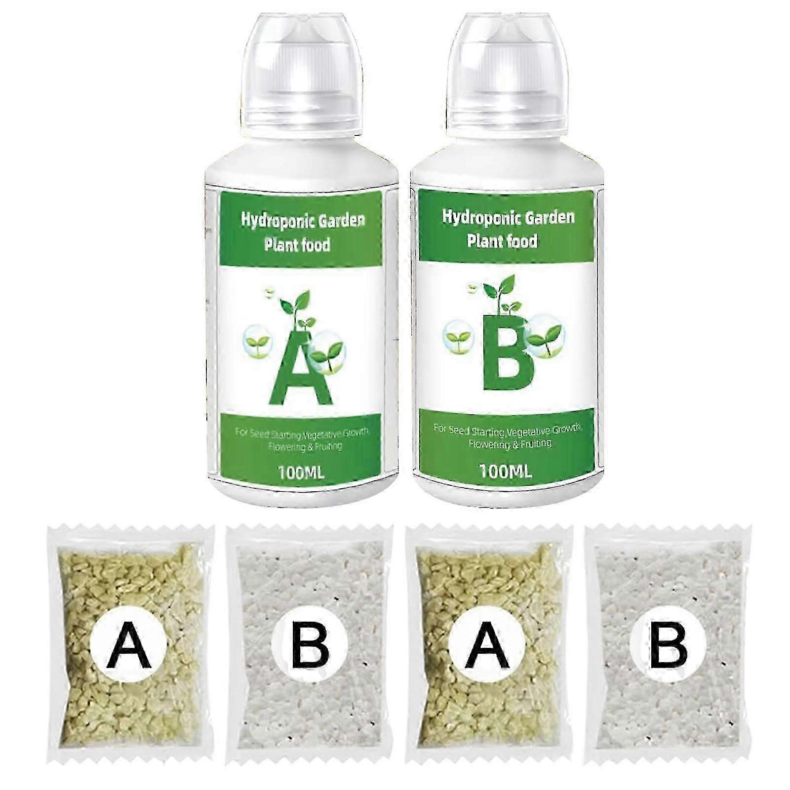 Hydroponic Plant Nutrient Fertilizer Non-Polluting All-Purpose Formula A/B