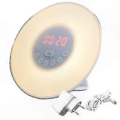 Sunrise Simulation Alarm Clock with Natural Sounds and Radio Functionality