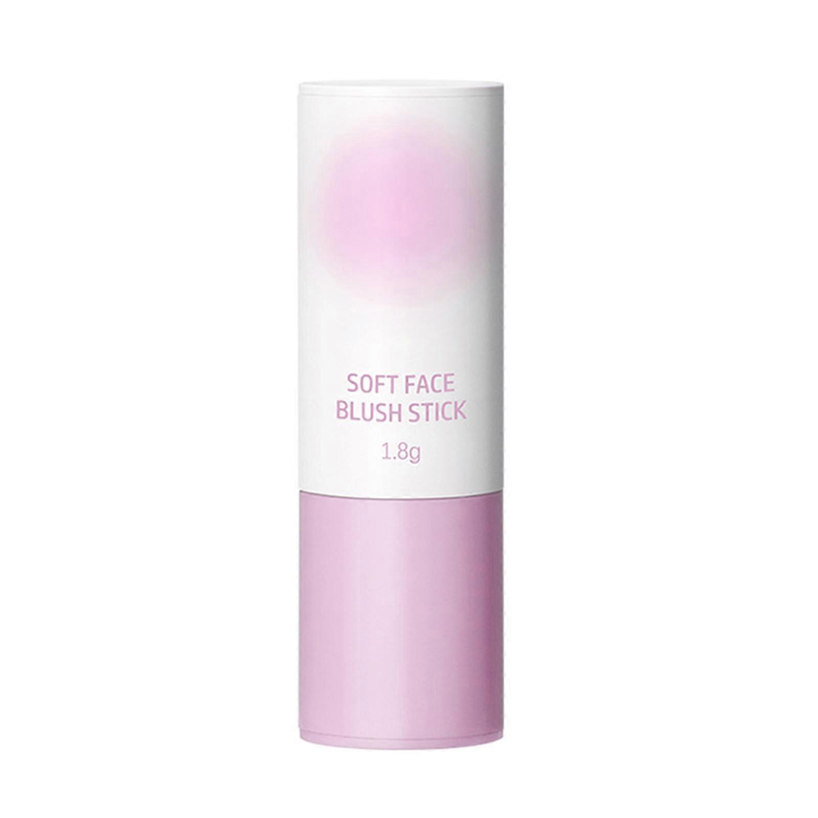 Soft Face Blush Stick Buildable Contouring Stick Multifunctional Sticks Matte Makeup Sticks for Cheeks Eyes and Lips Multicolor