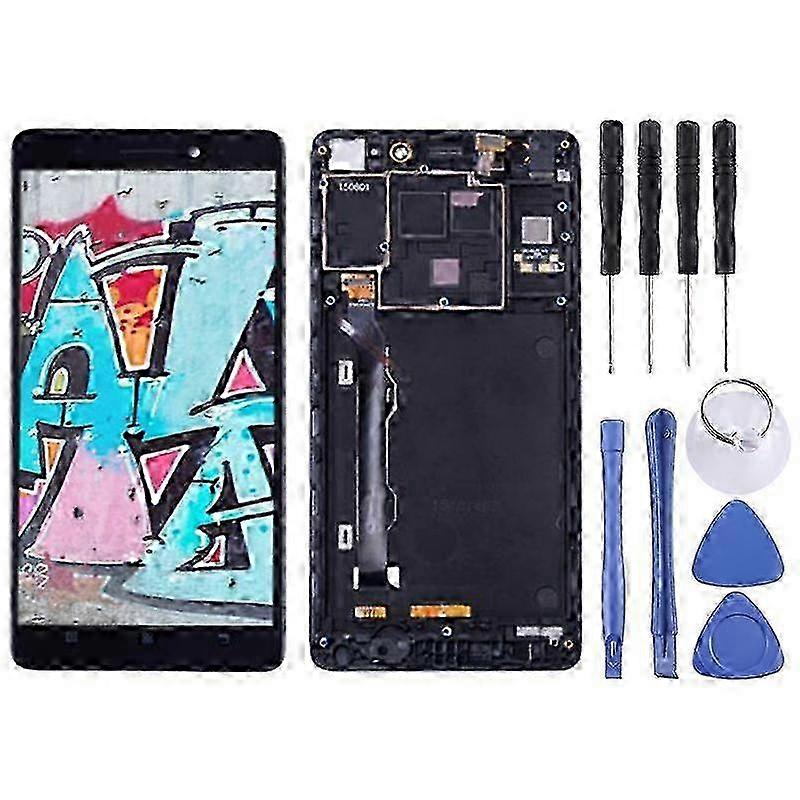 OEM LCD Screen for Lenovo K3 Note / K50-T5 Digitizer Full Assembly with Frame (Black)