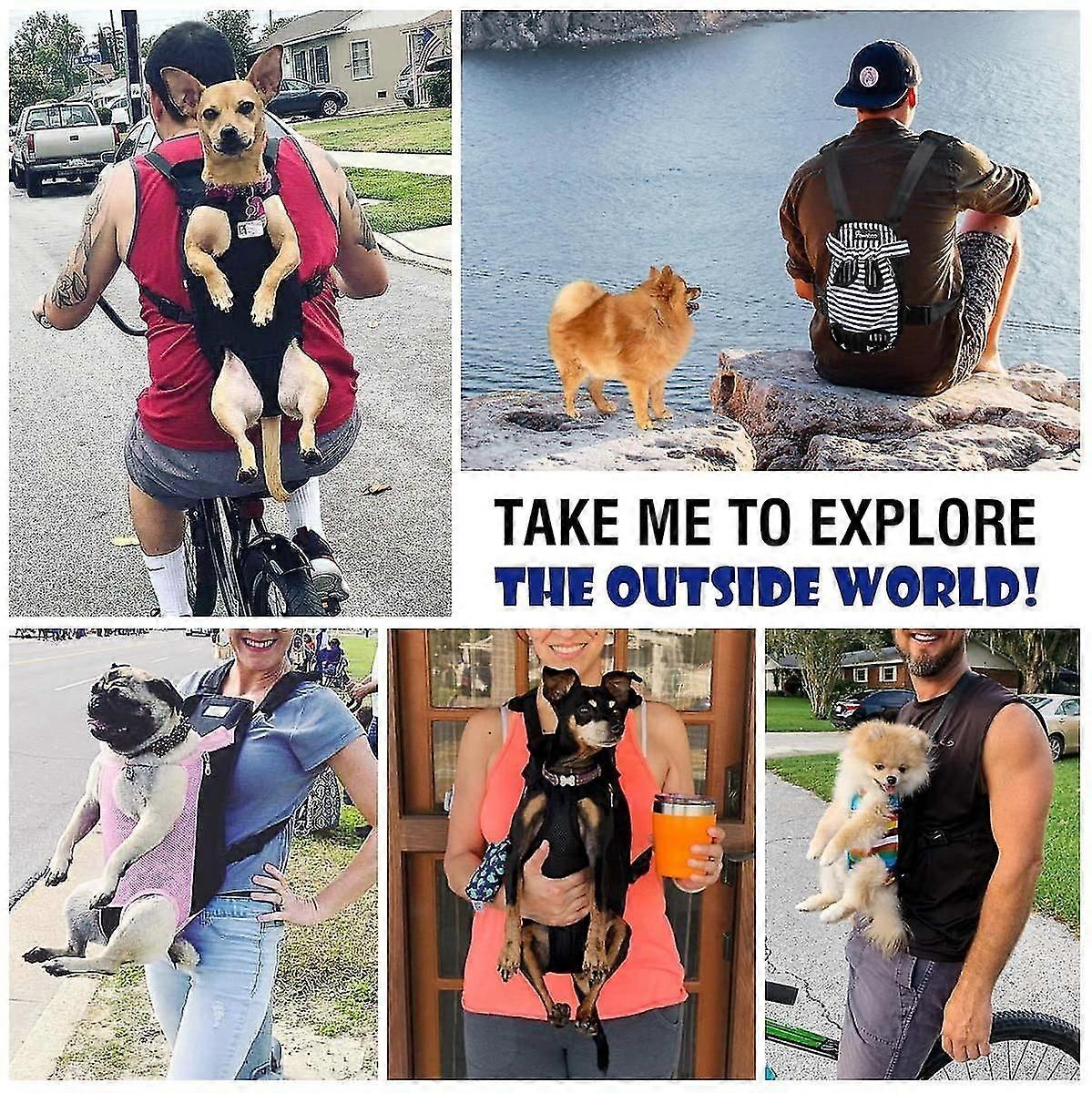 Front Pet Travel Backpack Outdoor Adjustable Carrier Bag