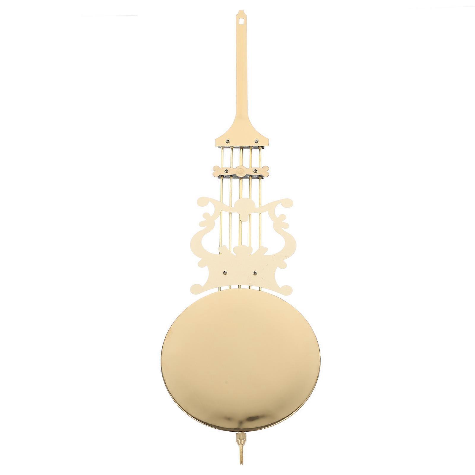 Wall Clock Metal Pendulum Replacement for DIY Clock Repair Golden