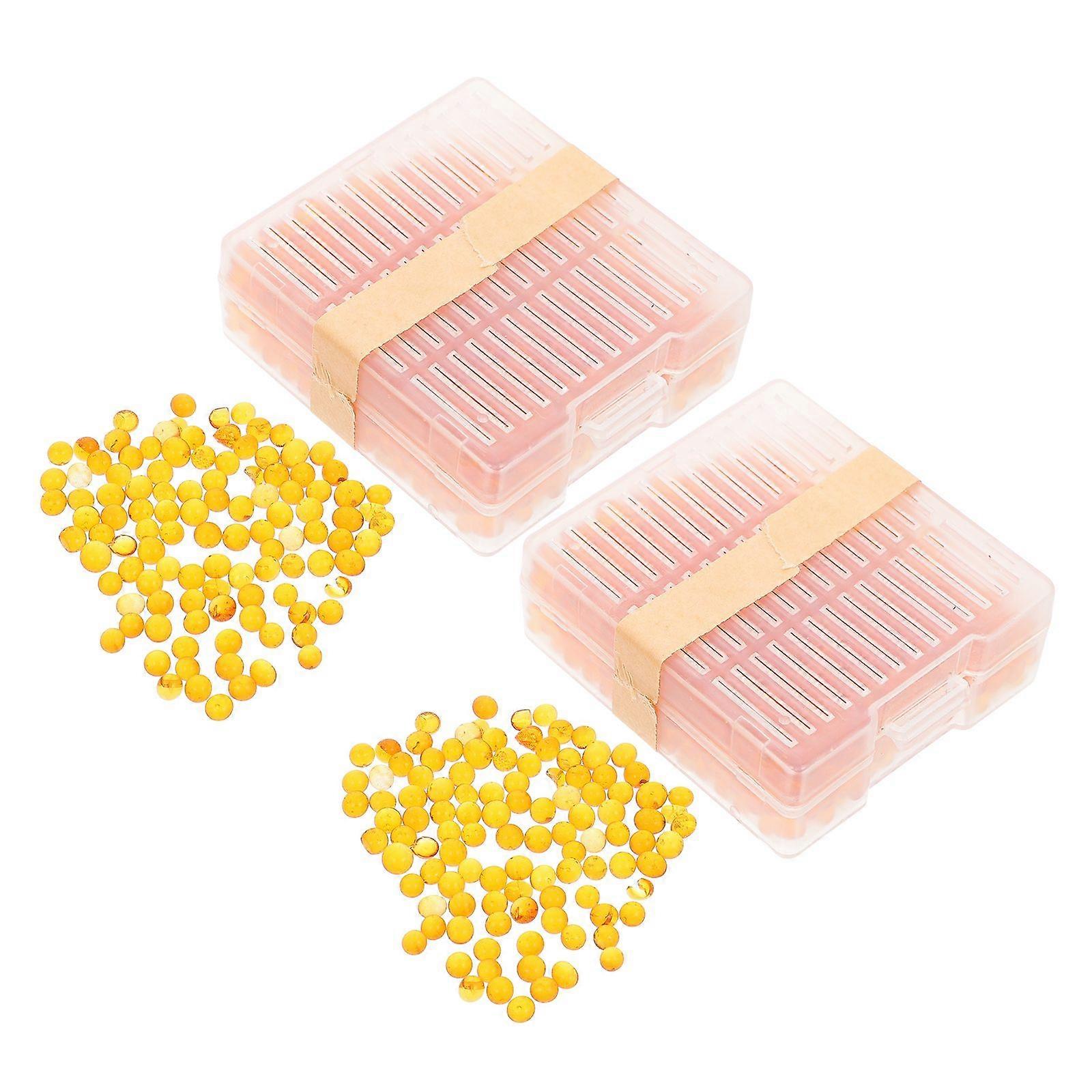 2 Boxes Desiccant Bead Reusable Moisture Absorber Silicone Camera Drying Supply