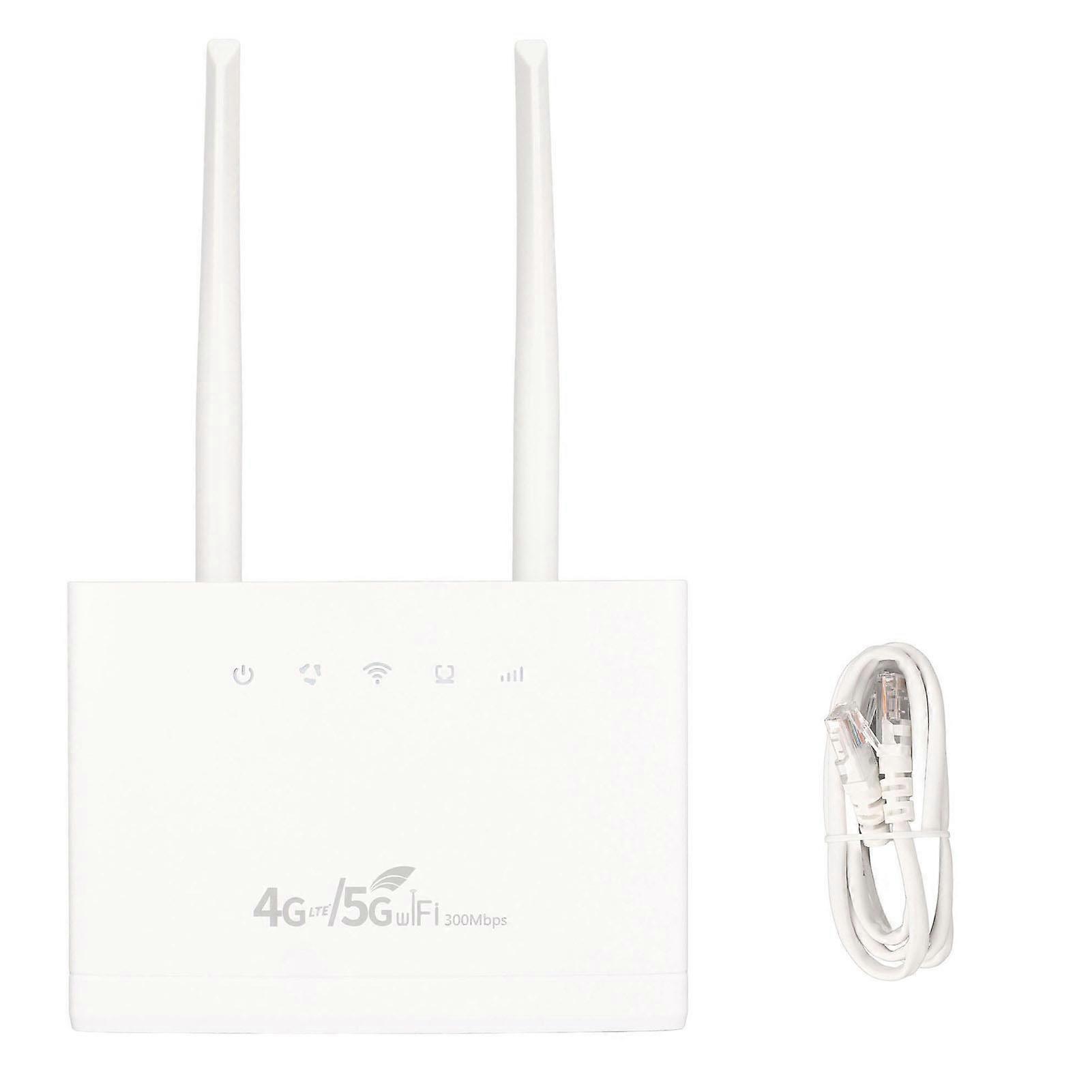 4G Wireless Router 300Mbps CPE WiFi Router for Global Use 32 Users UK Plug