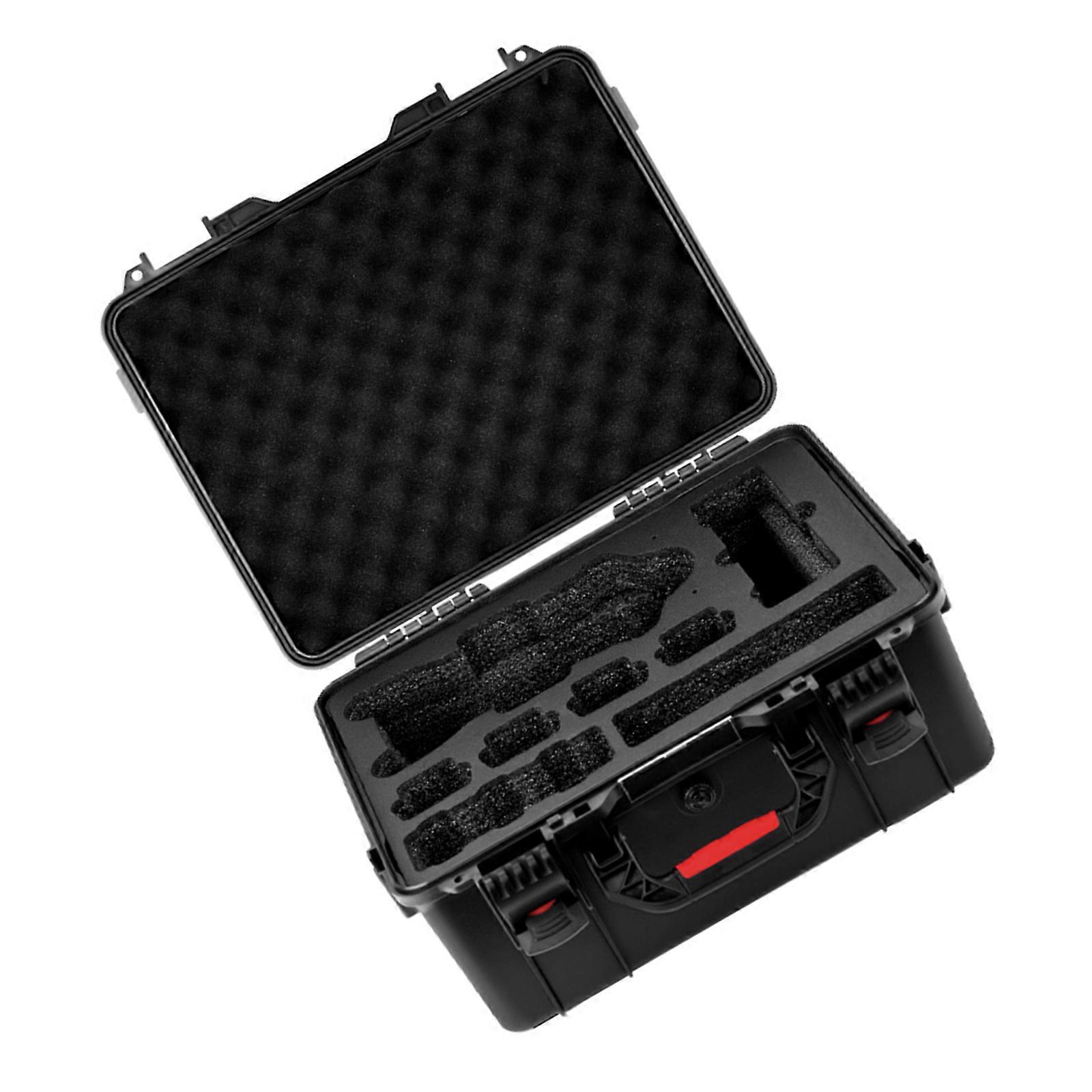 Storage Case for 4 Drones Water Resistant Safety Box with Handle Protective Case Portable Travel Carrying Bag Multicolor