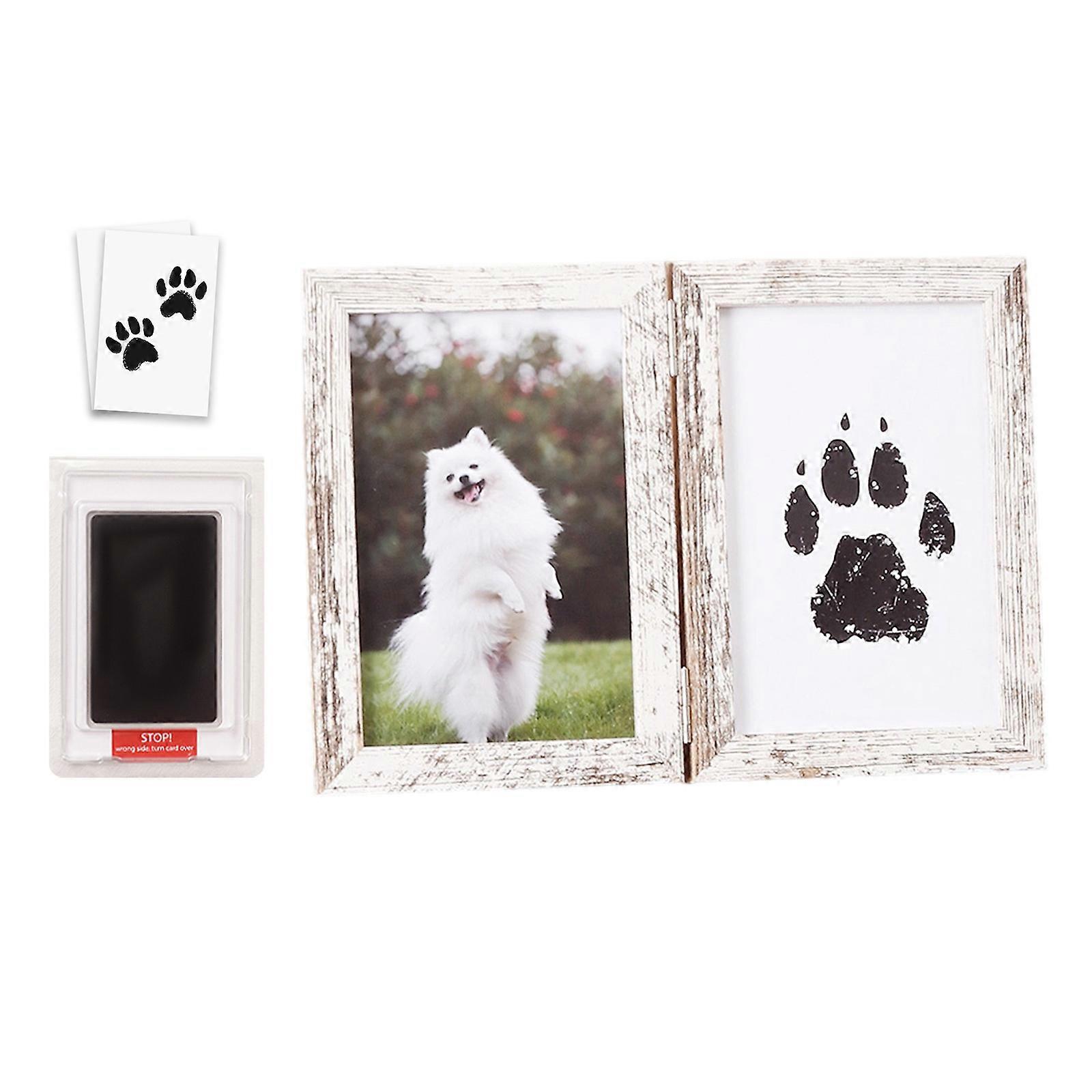 Baby and Pet Paws Prints Kits with Safe Print Print Pad and 1PC Photo Frame Print Paper Perfect for Newborns Keepsakes Multicolor
