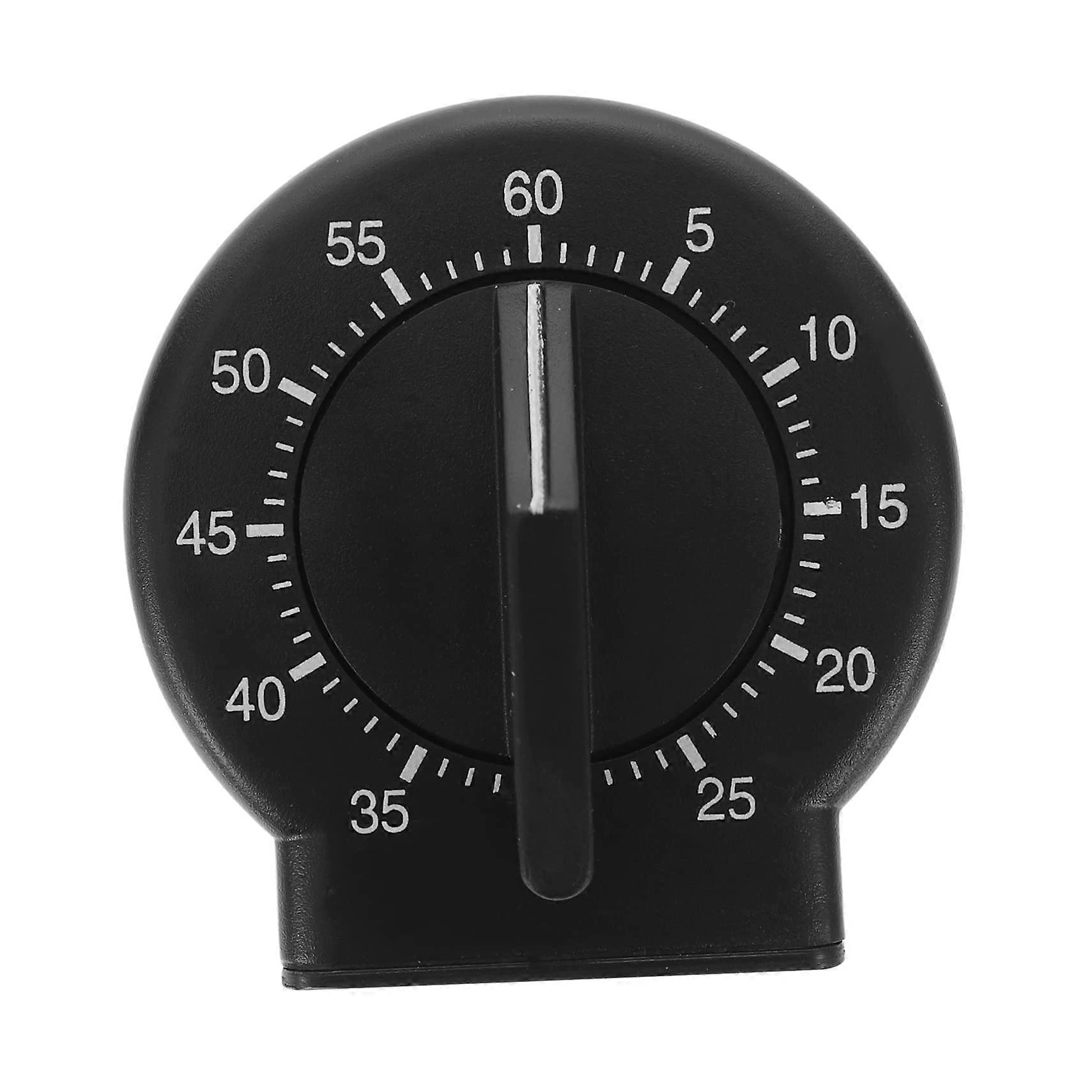 Mechanical Kitchen Timer 60Minute Visual Countdown for Cooking Baking Study Boys Girls Black