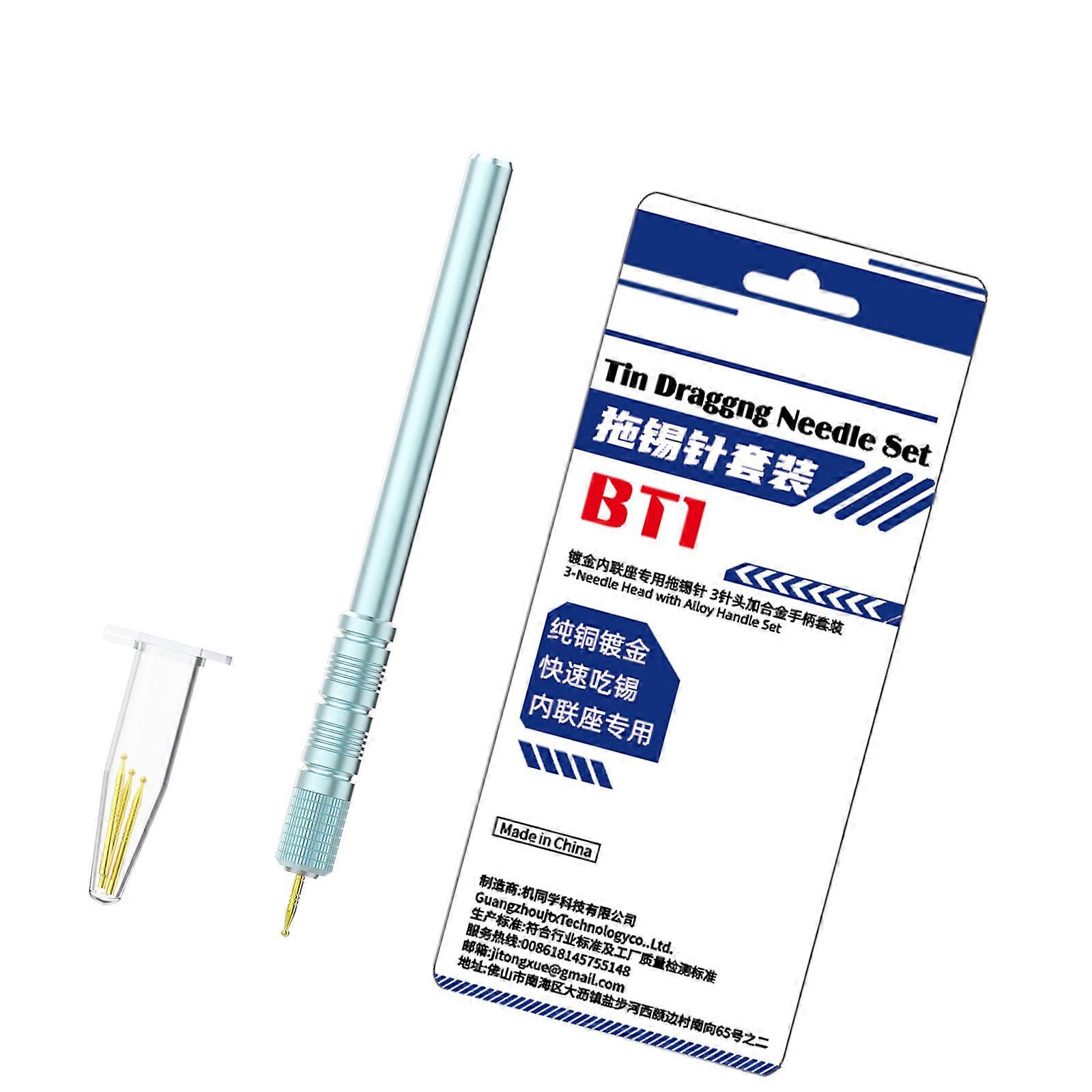 Ergonomic Desoldering Tip Set With Fine Point Design Ensures Accurate Solder Control On Small Components Multicolor
