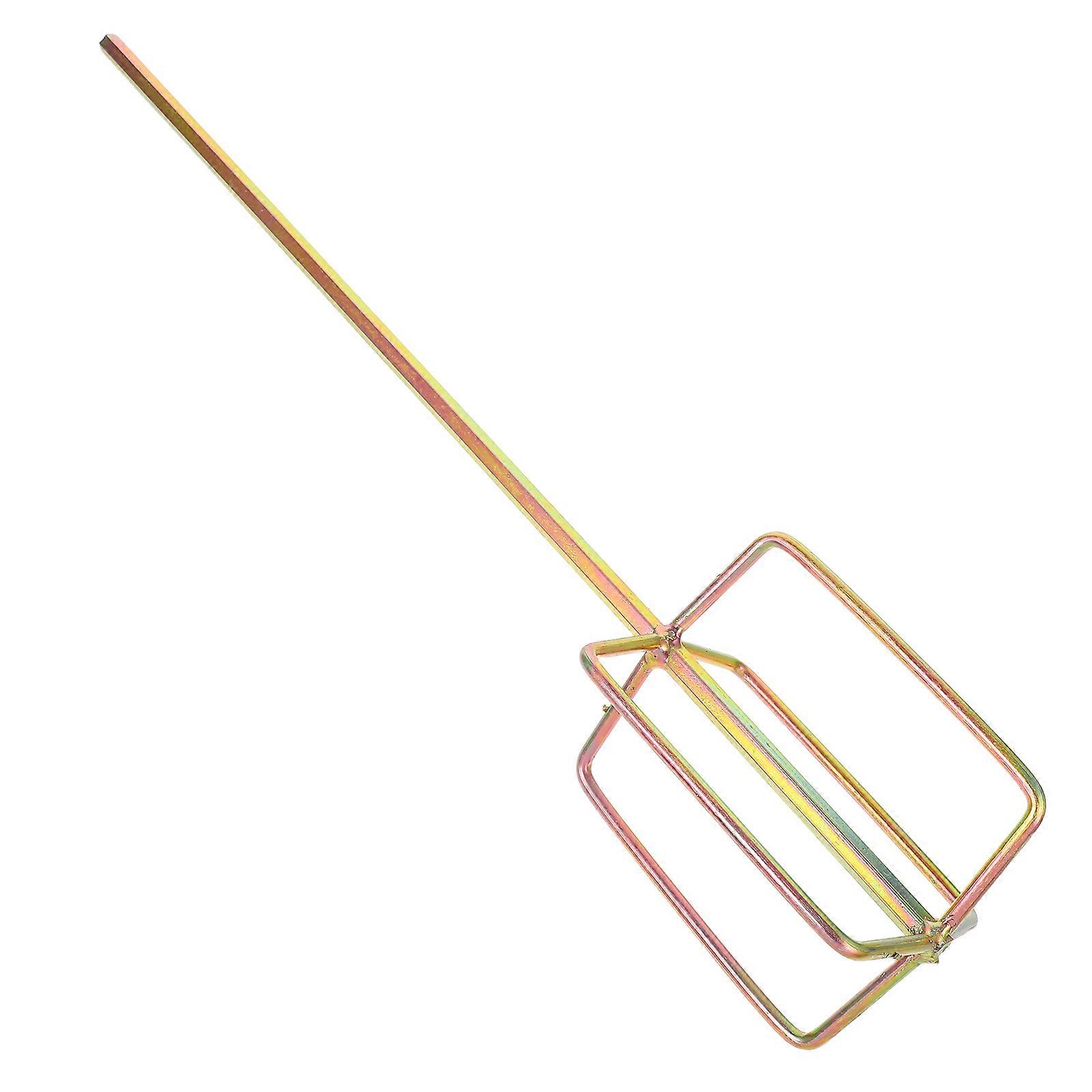 Mixer Drill Attachment Mixer Drill for Power Tool Use Steel Multi Color for Mixing Resin 1Set