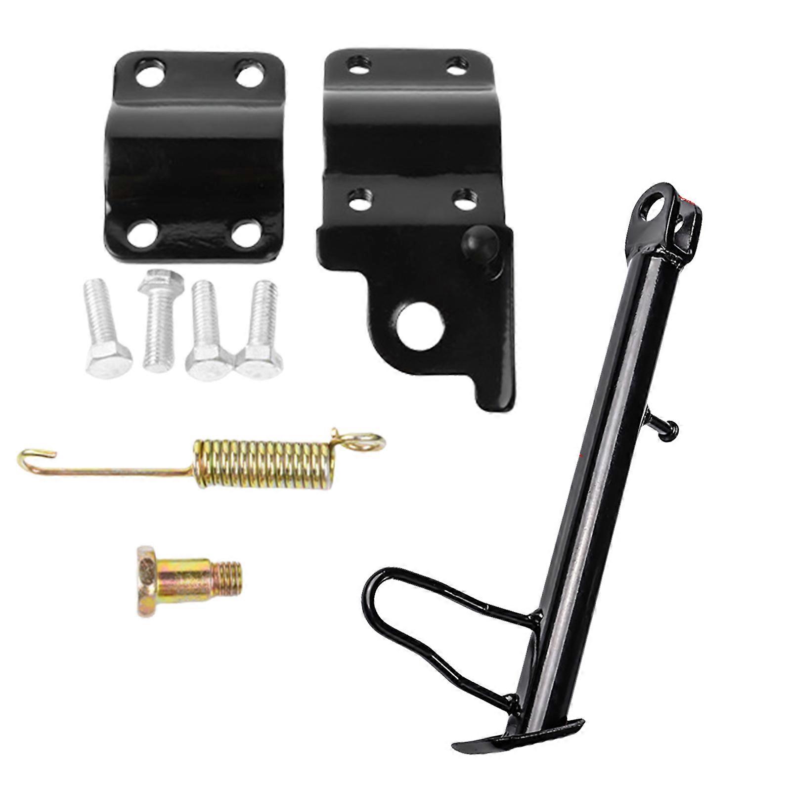 Motorcycle Kickstand Modification Kickstand with Mounting Accessory Universal Side Stand Replacement Side Support Stand  24cm