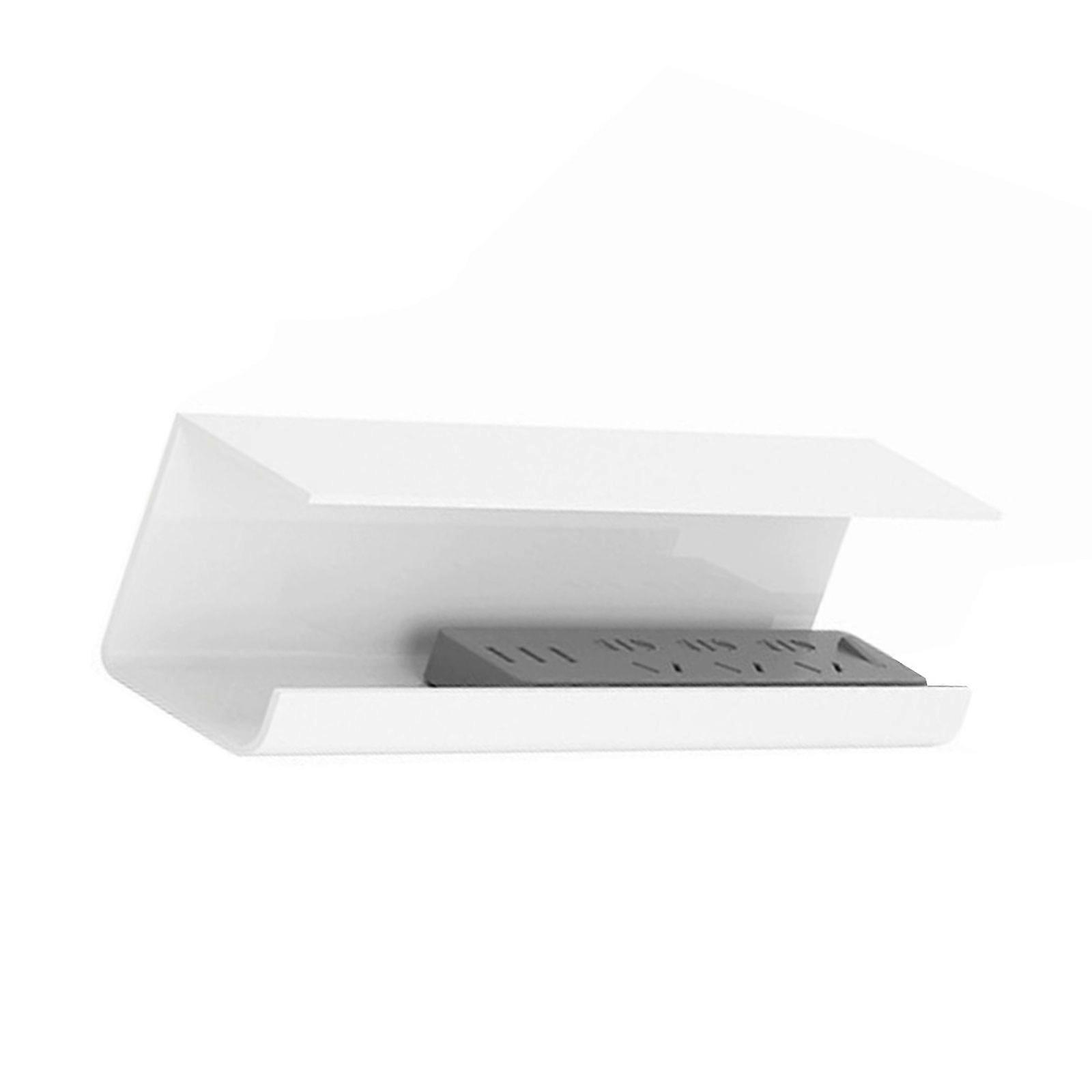 Simple and Modern Under Table Cable Storage Cable Management Box with Wide Capacity Practical Desk Cable Storage Box  White 40