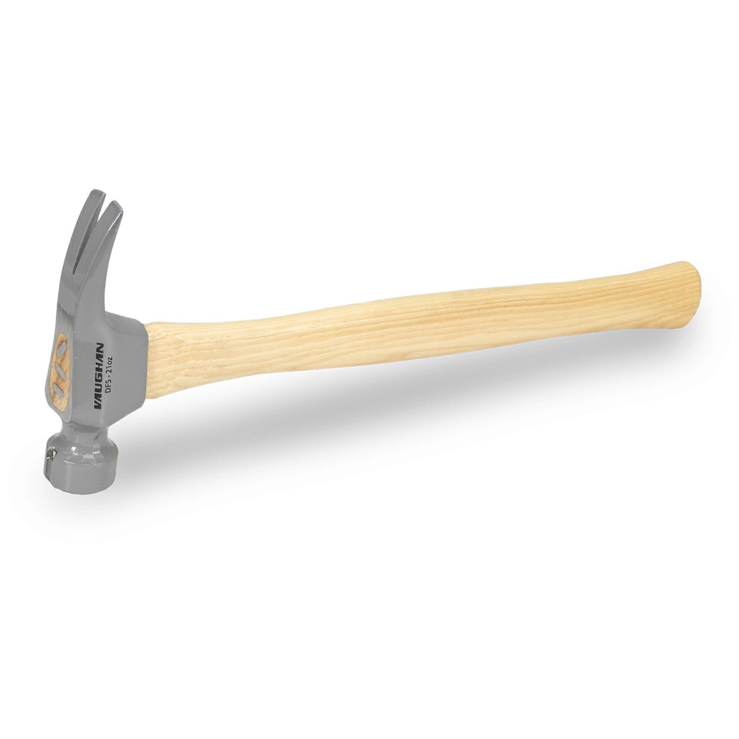 DF Series 21 oz Milled Face Framing Hammer with Hickory Handle, Model VN02140, Durable and Heavy-Duty Tool