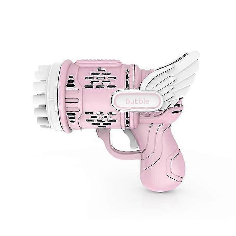 23 Holes Angel Bubble Gun Rocket Bubbles Machine Automatic Blower Gift