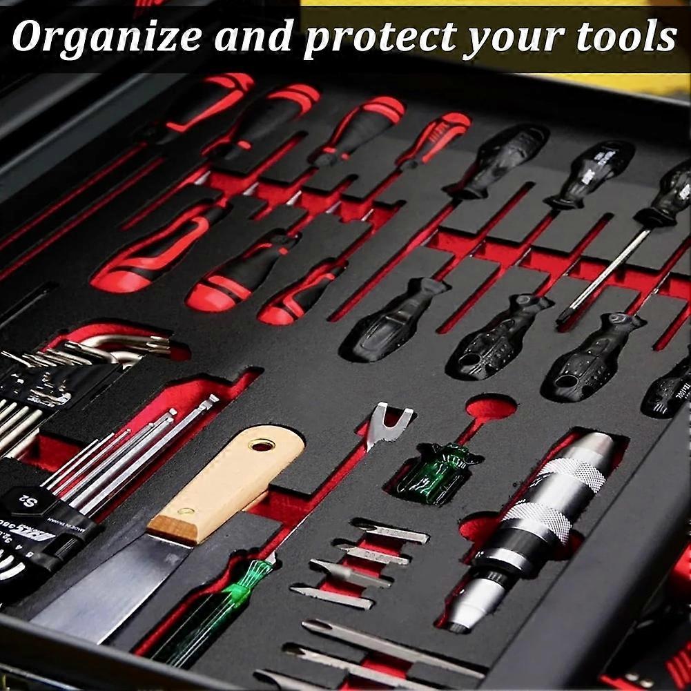 4 Pack Tool Box Foam,18x13x1 Inch Foam Inserts for Cases,Tools Box Liner Polyethylene Tools Sheets,Toolbox Organizer
