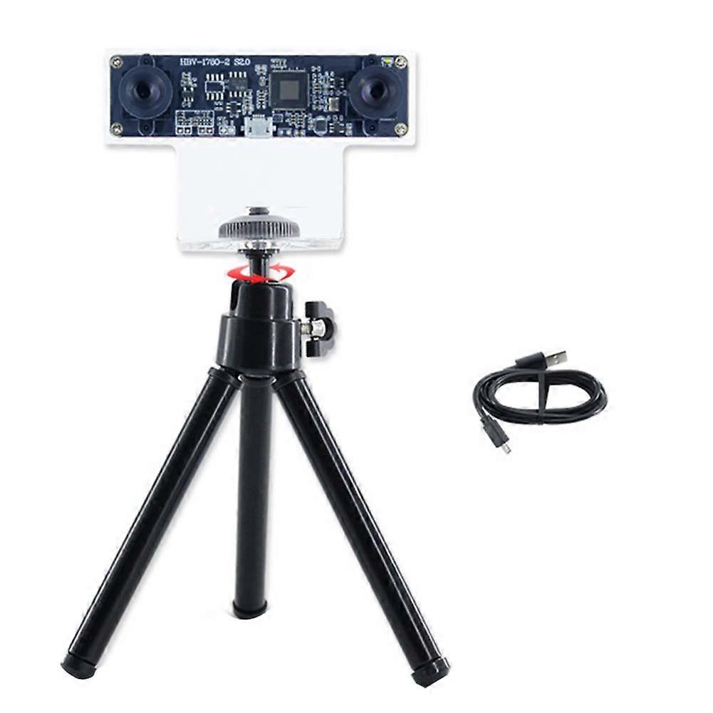 36 Degree Camera Module OV9732 1MP 8mm Dual Camera Module Manual Focus with Shell+Tripod for WinXP/7/8/10 Linux/Android
