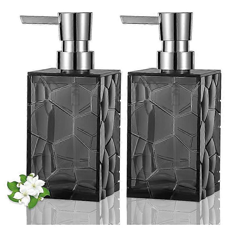 Hands Soap Dispenser, Clear Acrylic Plastic Liquid Pump Bottles C