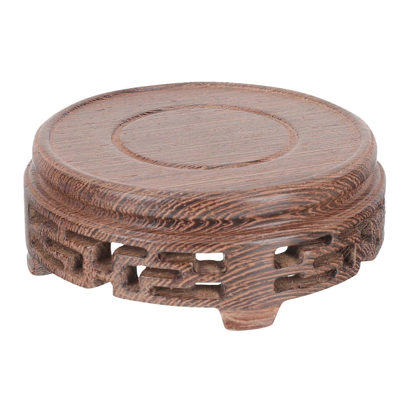 Chinese Style Wooden Teapot Stand for Protective Display