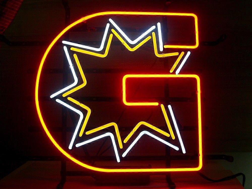 Gottlieb Pinball Arcade Neon Sign - Authentic Glass Tube Tribute to Pinball History for Game Room & Bar Decor - 17"x14"