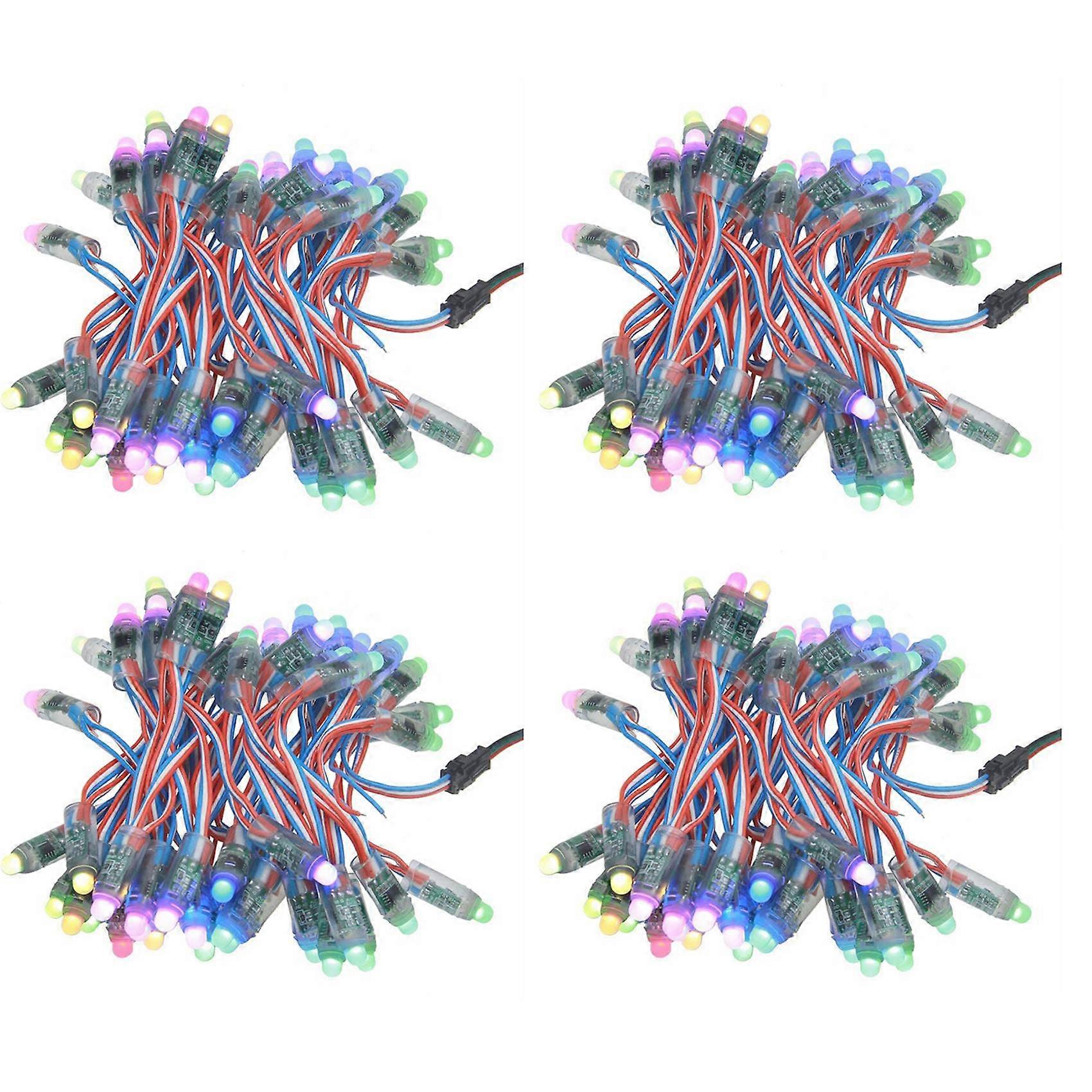 200Pc WS2811 RGB LED Pixels Light Individually Addressable 12mm Diffused Digital Full Color LED Pixel Module Light DC12V