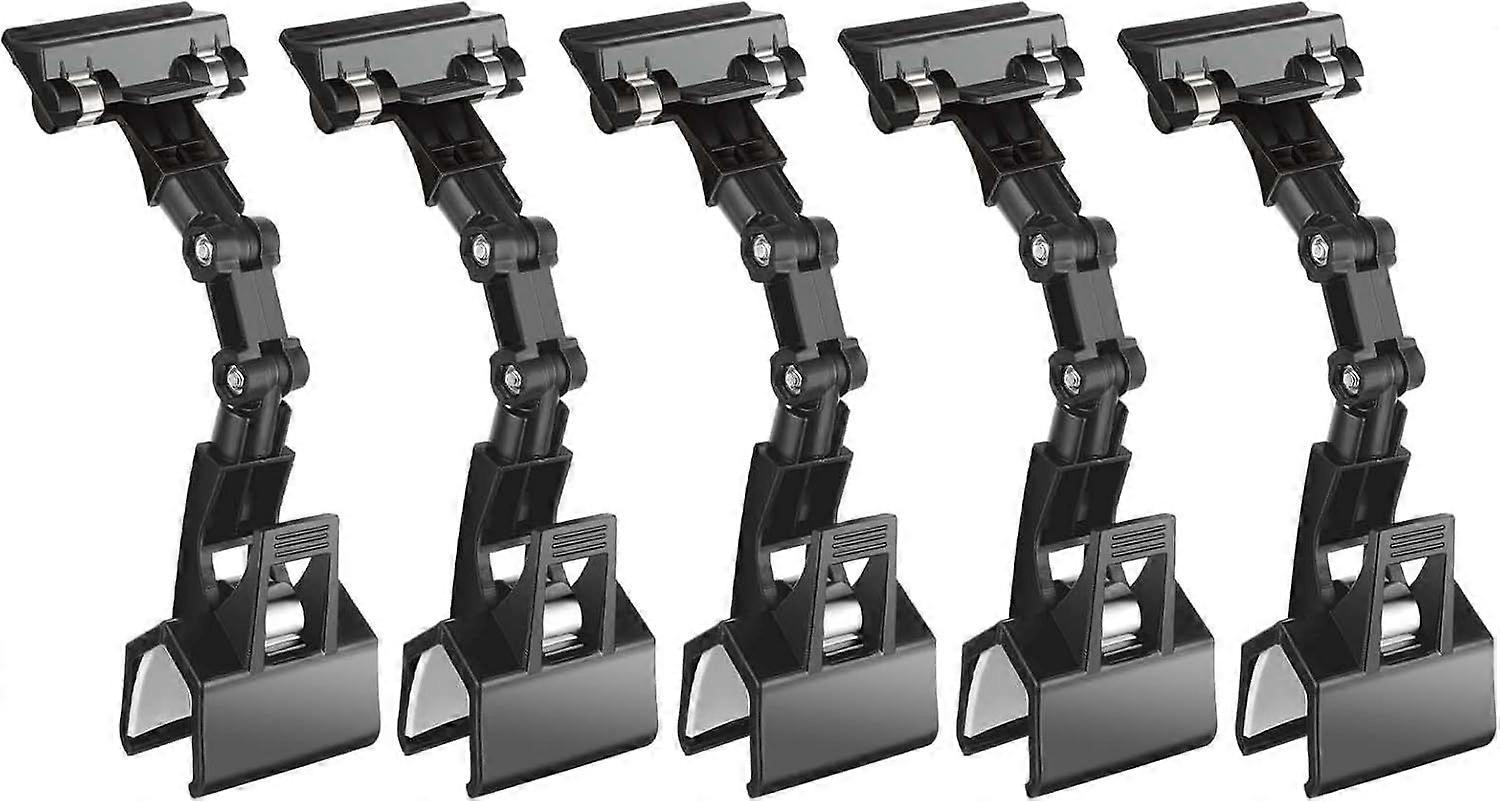 5 Pack Adjustable Document Holder Flexible Rotatable Paper Holder for Typing Desktop Document Holder Paper Stand Copy Holder Clip for Computer Monitor