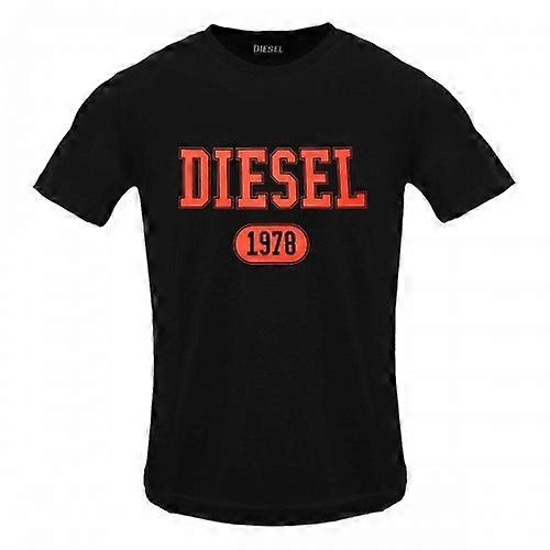 Diesel Mens Caviar Logo T-Shirt