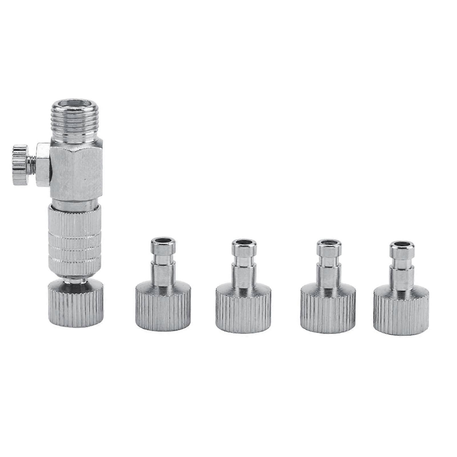 Airbrush Quick Connect Fitting Adapter Set for Compressor 1/8 Inch Hose Coupler MultiTool Use