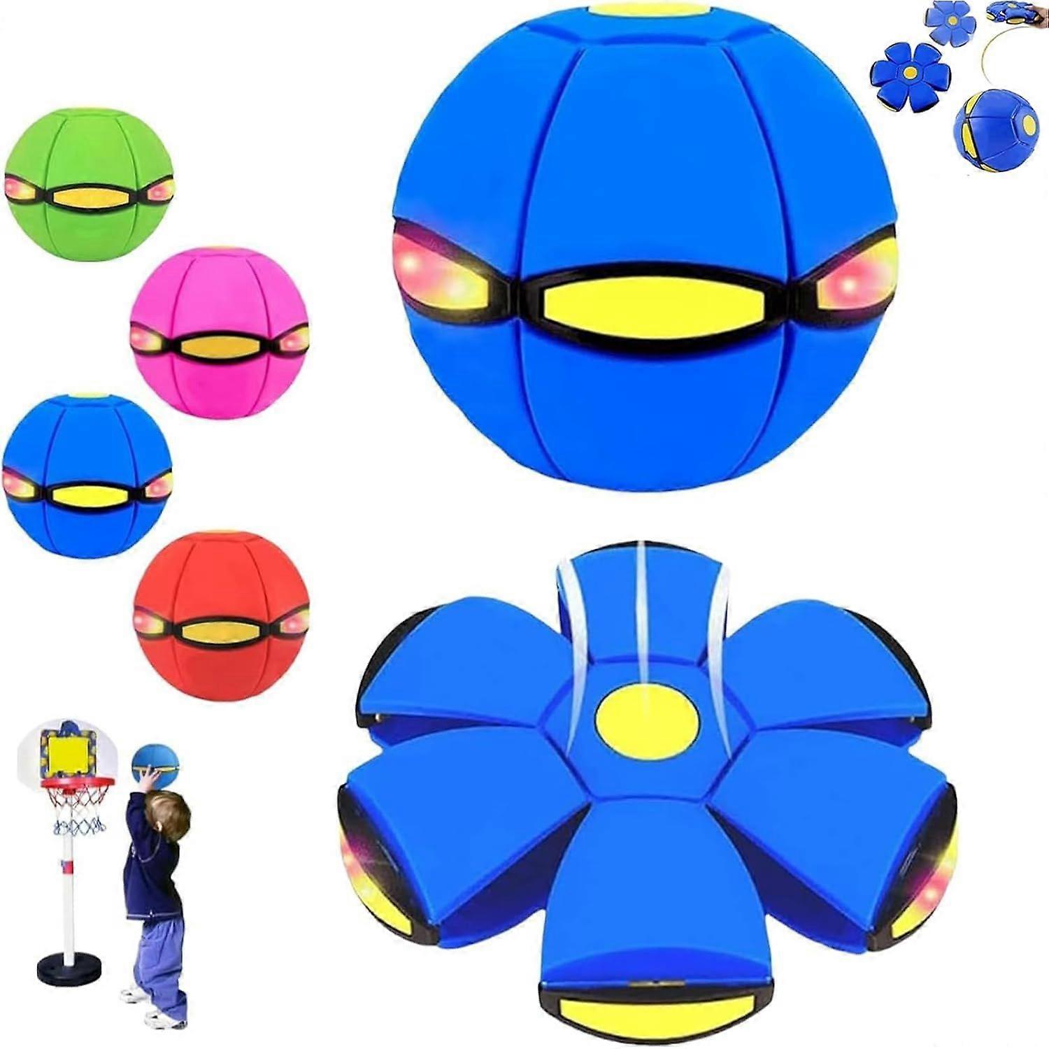 Fantastic Magic Bouncing Ball, 2026 New Magic Meta Ball, Dual Form Freely Switchable Magic Ball Toy with 6 Light