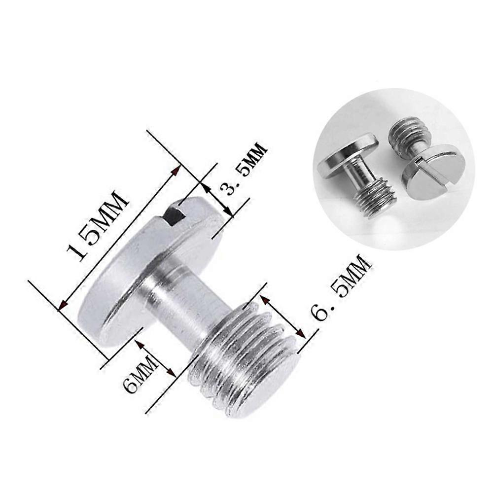 Flat Head Screw Camera Screw Adapter for Tripod and Light Stand 4Pcs