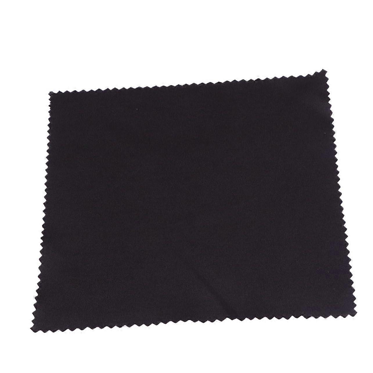 100pcs Black Microfiber Cleaning Cloths for Glasses Screens Lenses Scratch Quick Drying Reusable