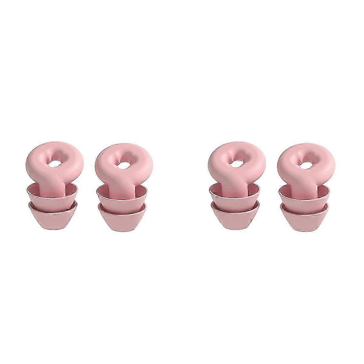 Soft Ear Plugs for Noise Reduction Waterproof Silicone Ear Plug Pink