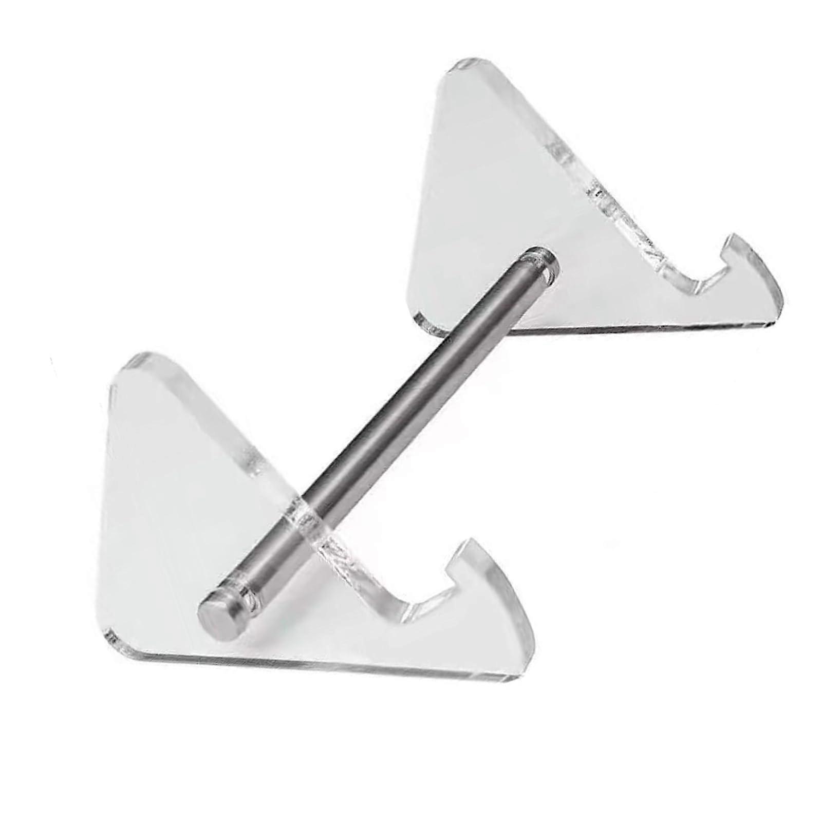 Mechanical Keyboard Stand Clear Acrylic Single Layer Display Rack with Ergonomic Typing Support