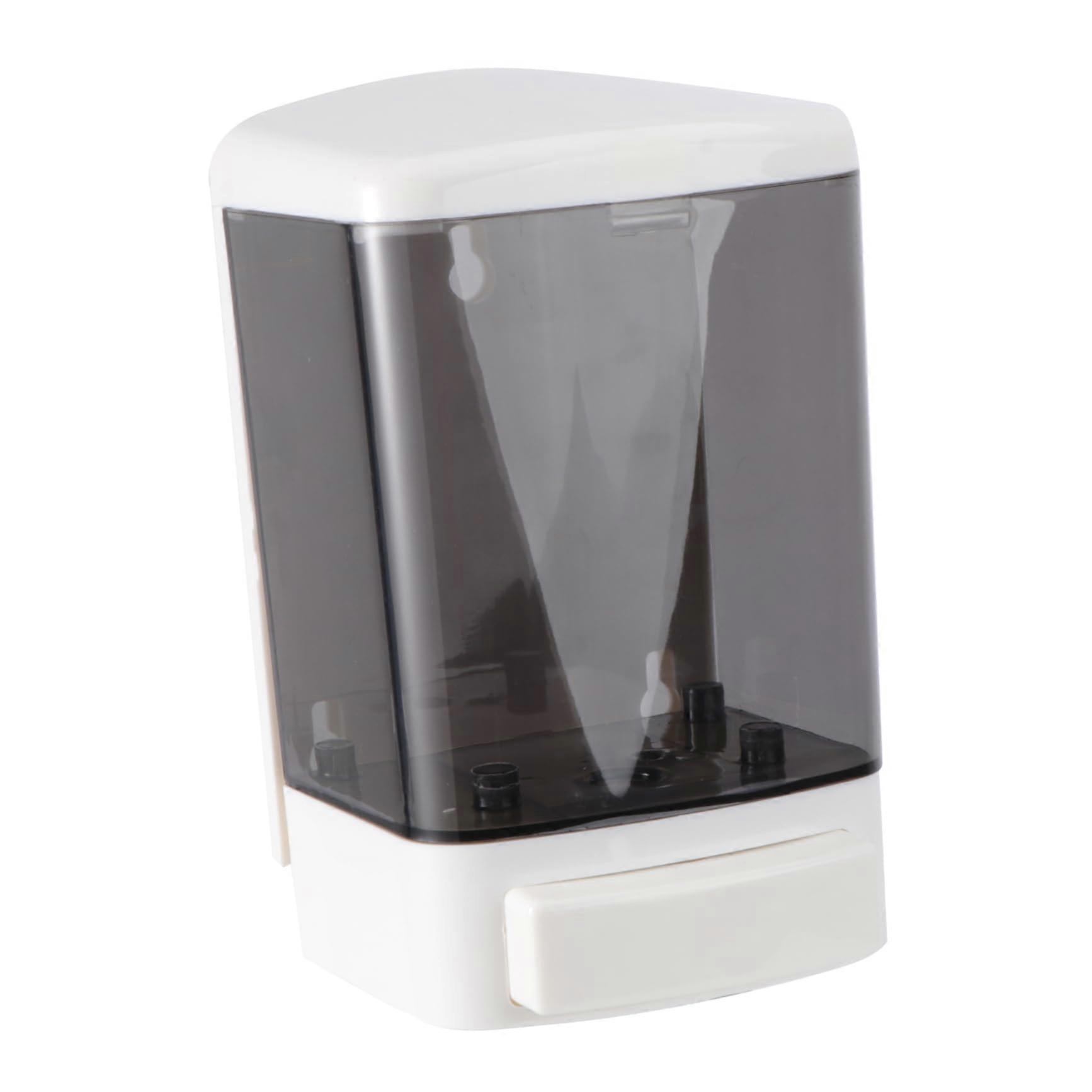 Wall Mounted Soap Dispenser with Manual Lotion Pump for Bathroom Kitchen Hotel Refillable