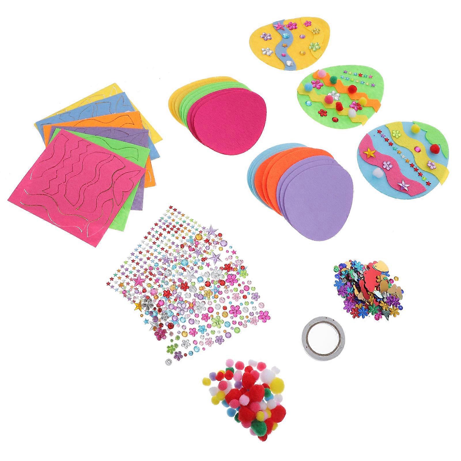 DIY Easter Decor Kit Easter Ornaments Craft Set for Party 1Set