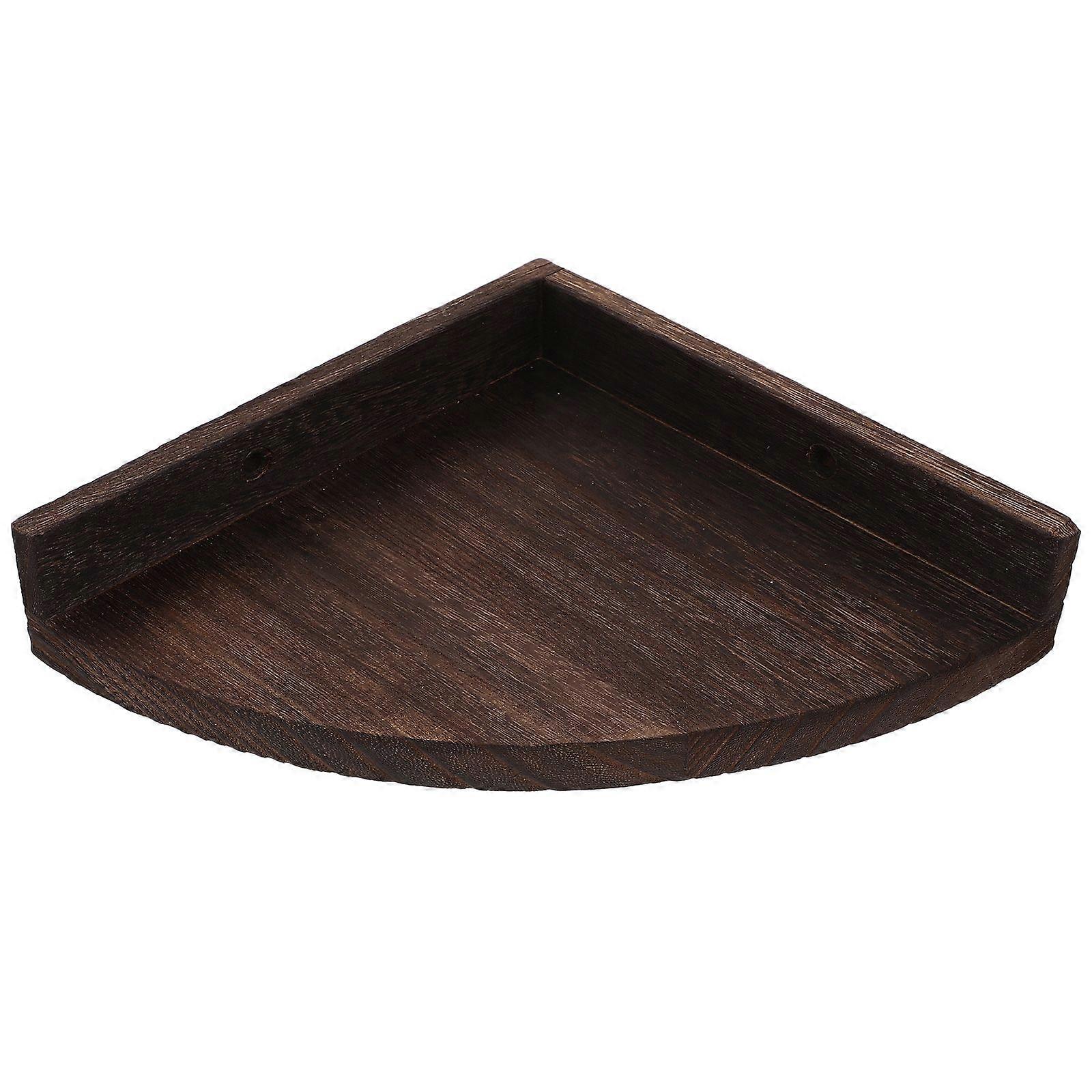 Corner Wall Shelf Floating Corner Shelf Rustic Wood Shelf Wall Storage Display Shelf