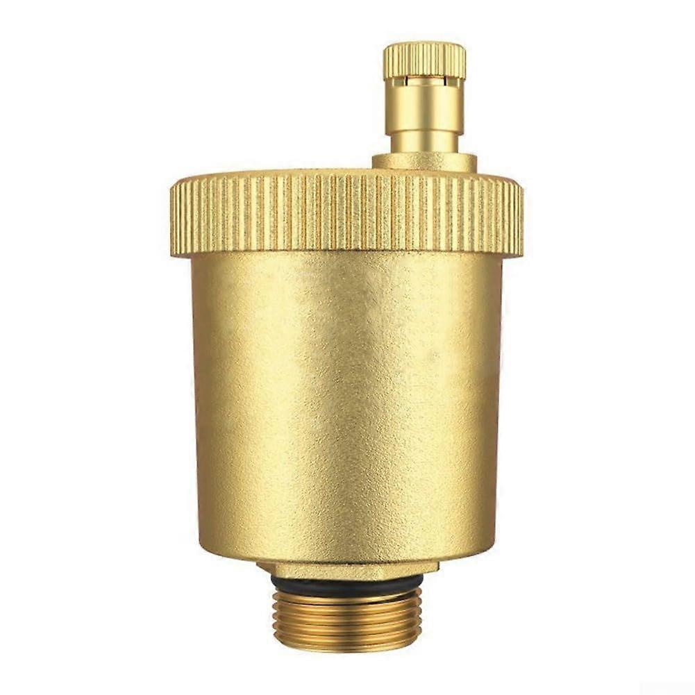 Brass Automatic Air Vent Valve for Hydronic Heating Systems with Easy Vertical Installation and Consistent Heat Distribution